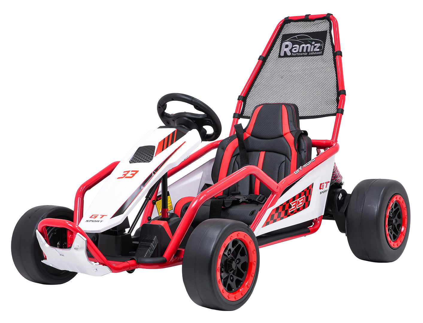 Go-Kart na akumulator TORNADO Drift - crveni