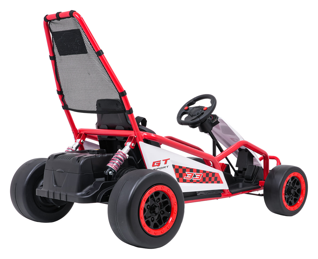 Go-Kart na akumulator TORNADO Drift - crveni
