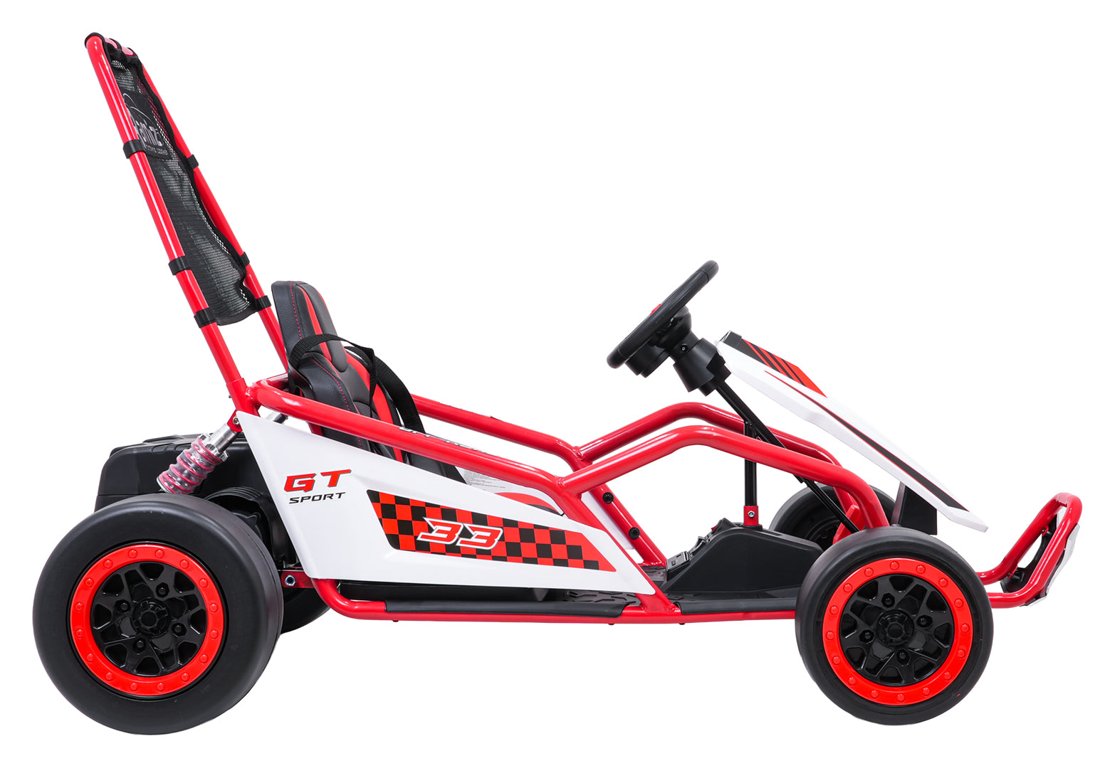 Go-Kart na akumulator TORNADO Drift - crveni