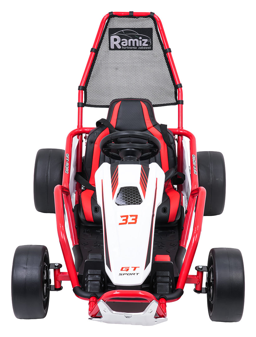Go-Kart na akumulator TORNADO Drift - crveni