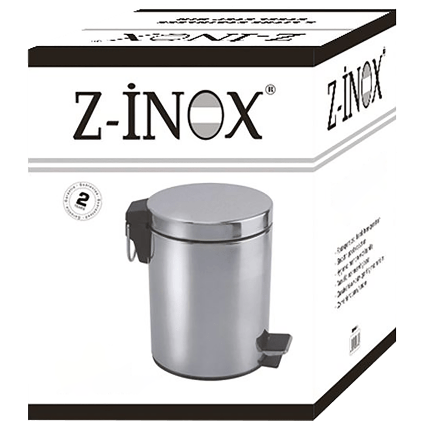 Zilan Koš za smeće sa pedalom, 20 l, INOX - ZLN6911