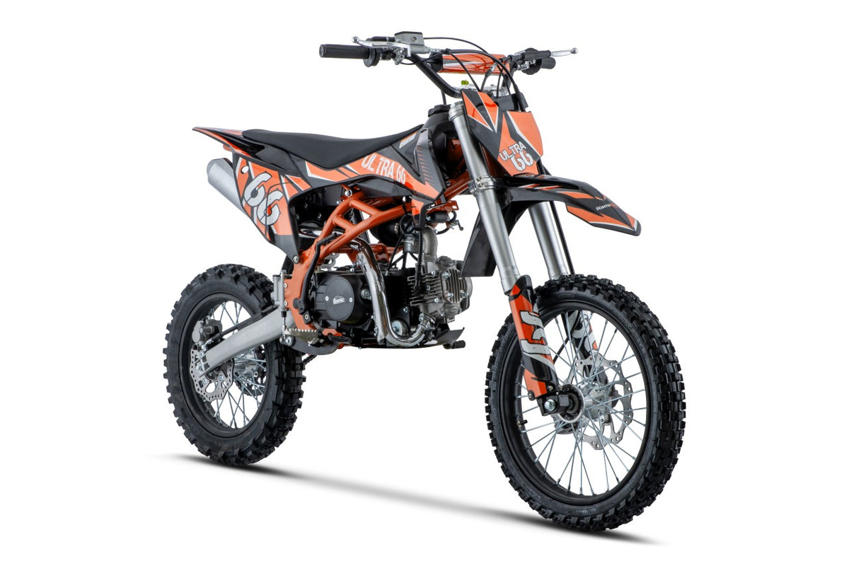 Cross motor na benzin ULTRA 66 125cc - narančasti