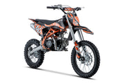 Cross motor na benzin ULTRA 66 125cc - narančasti