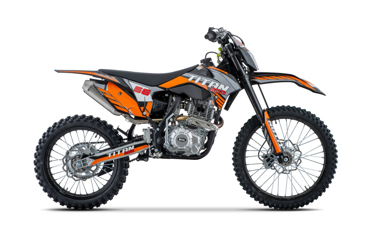 Cross motor na benzin TITAN 300cc - narančasta