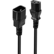 Lindy 30320 strujni kabel Crno 0,5 m C14 spoj C13 spoj