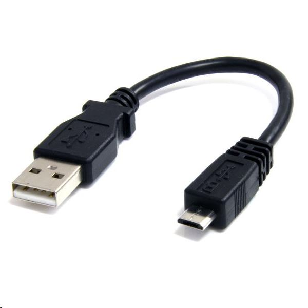 StarTech.com UUSBHAUB6IN USB kabel 0,1524 m USB A Micro-USB B Crno