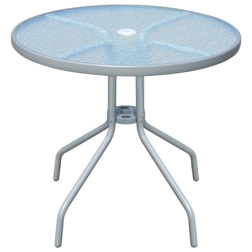 Bistro stol od čelika sivi 80 x 71 cm