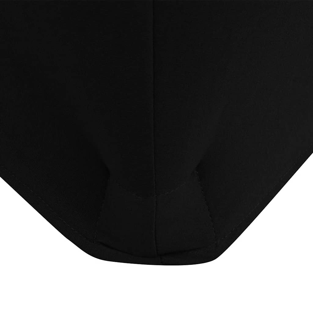 Rastezljiva Navlaka za Stol 2 kom 120x60,5x74 cm Crna