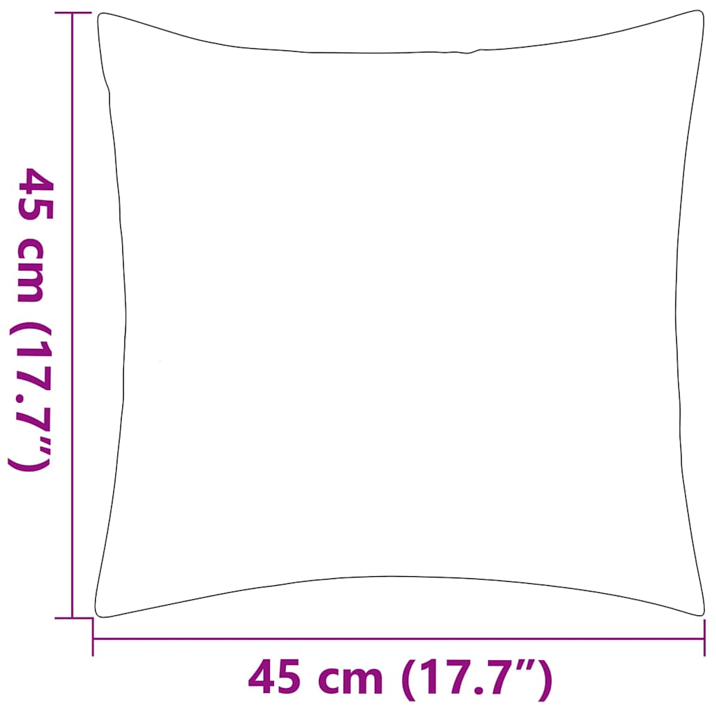 Vrtni jastuci 4 kom 45 x 45 cm zeleni