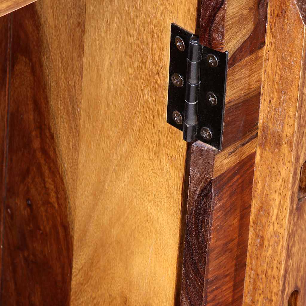 Pisaći Stol s 1 Ladicom i 1 Odjeljkom Masivno Drvo Akacije