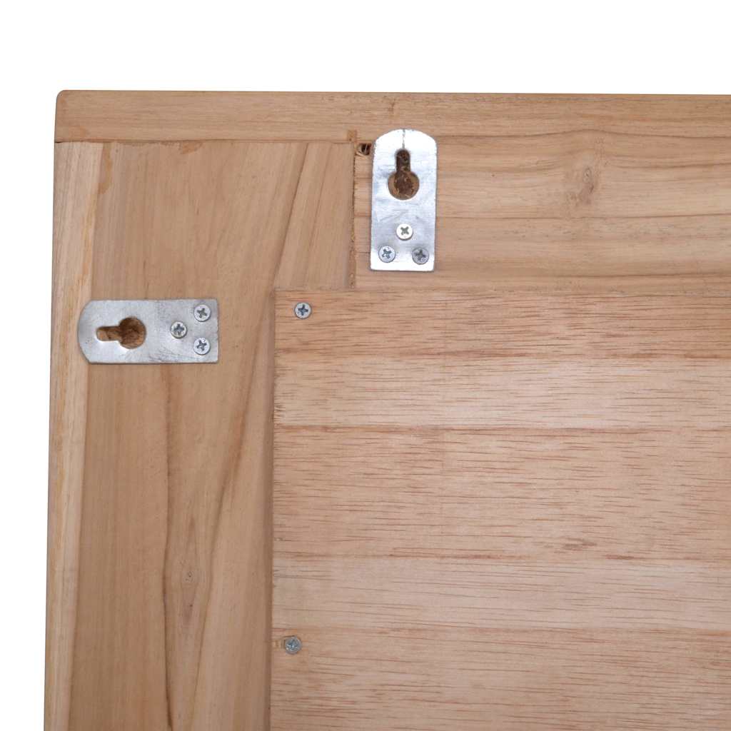 Ukrasno Ogledalo od Tikovine 120x60 cm Pravokutno
