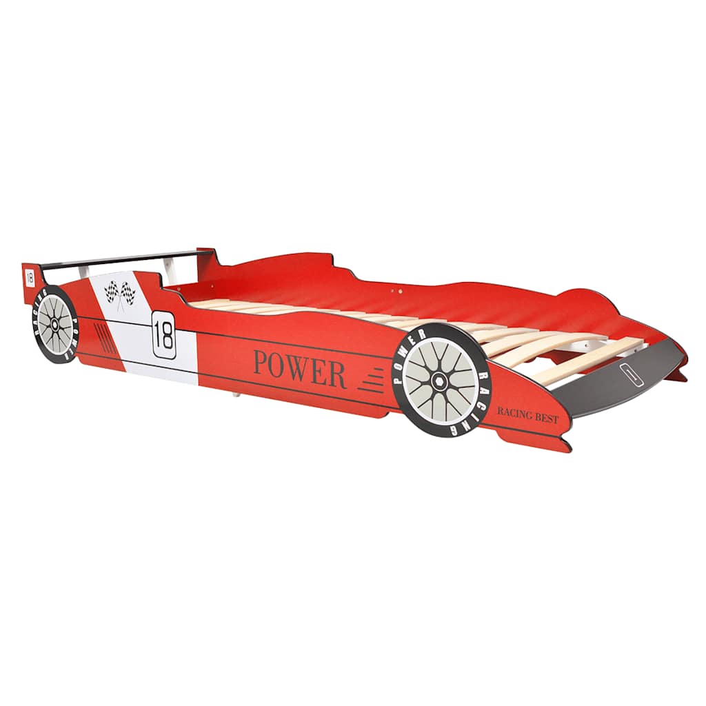 Dječji krevet trkaći auto 90 x 200 cm crveni