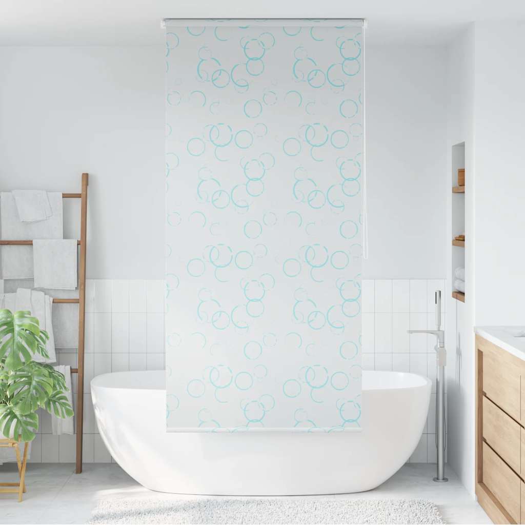 Roleta za tuš 120 x 240 cm s uzorkom mjehurića