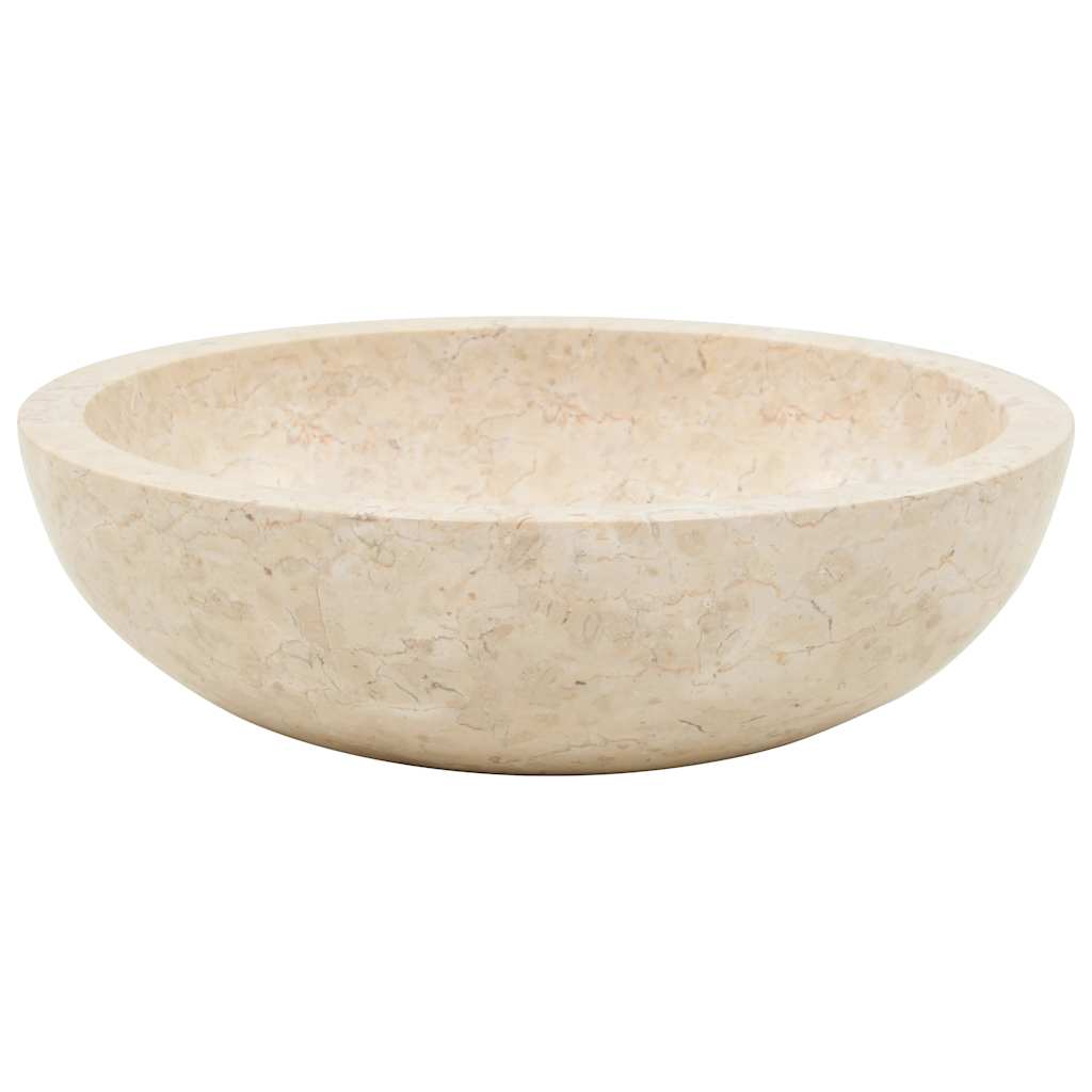 Umivaonik 40 x 12 cm mramorni krem Krema