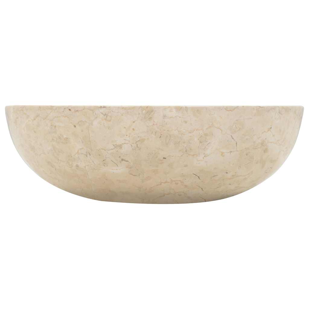 Umivaonik 40 x 12 cm mramorni krem Krema