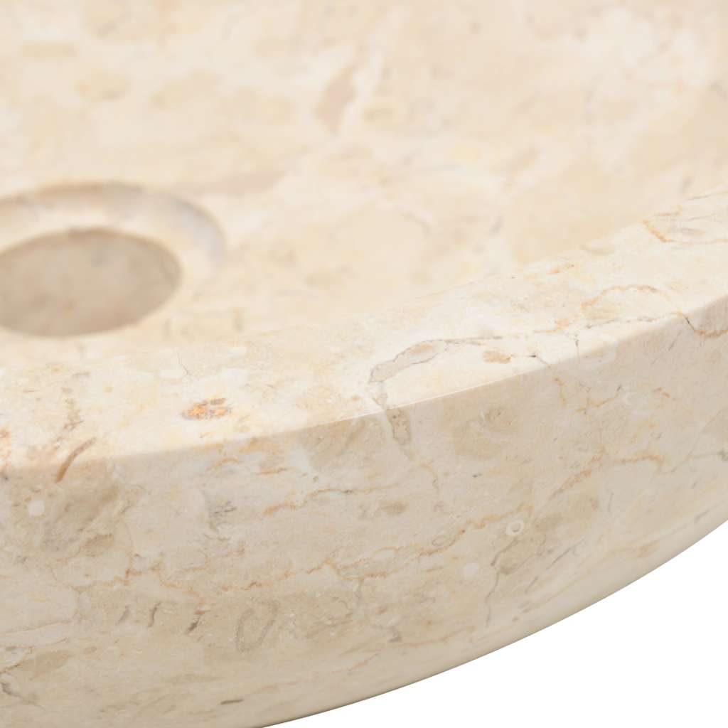 Umivaonik 40 x 12 cm mramorni krem Krema