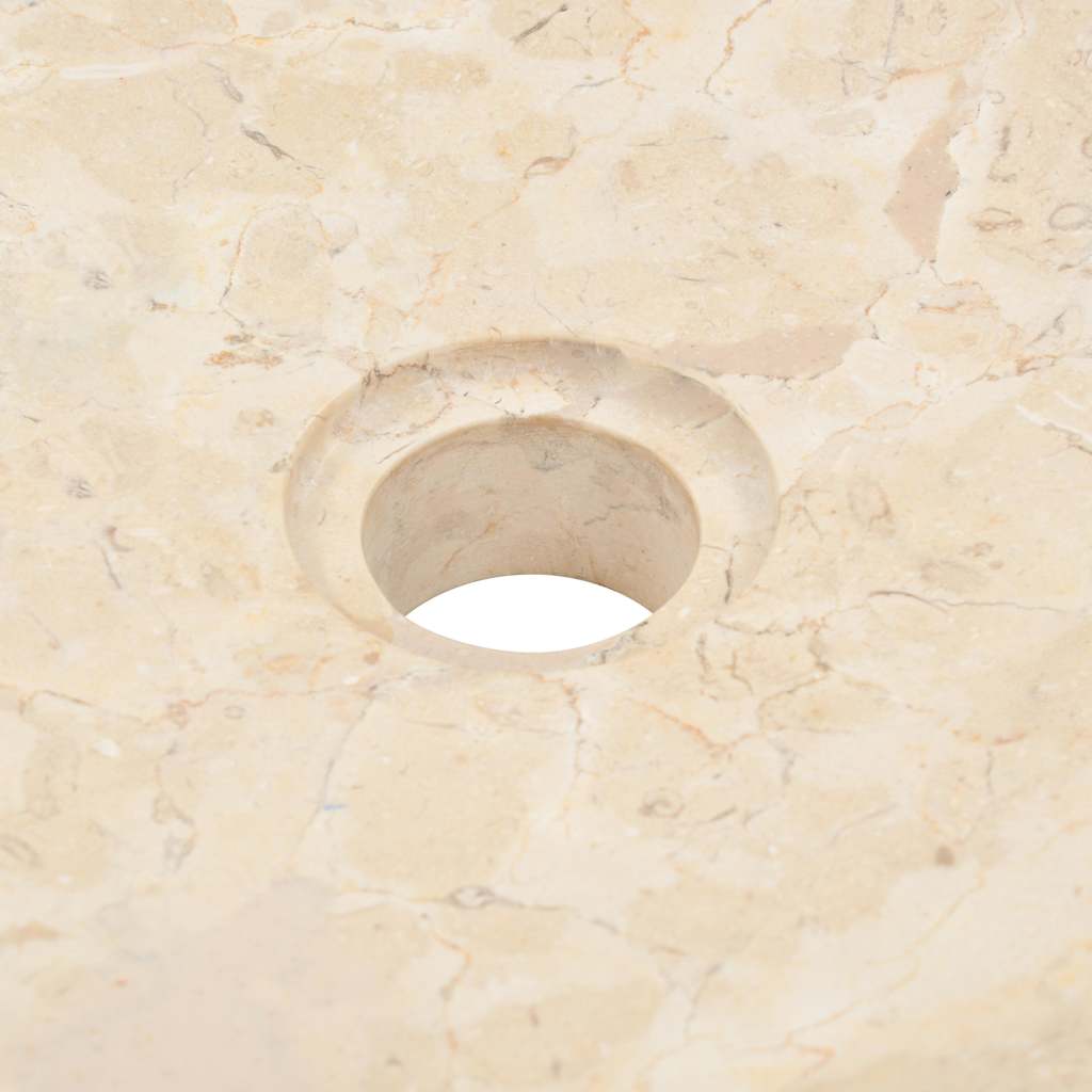 Umivaonik 40 x 12 cm mramorni krem Krema