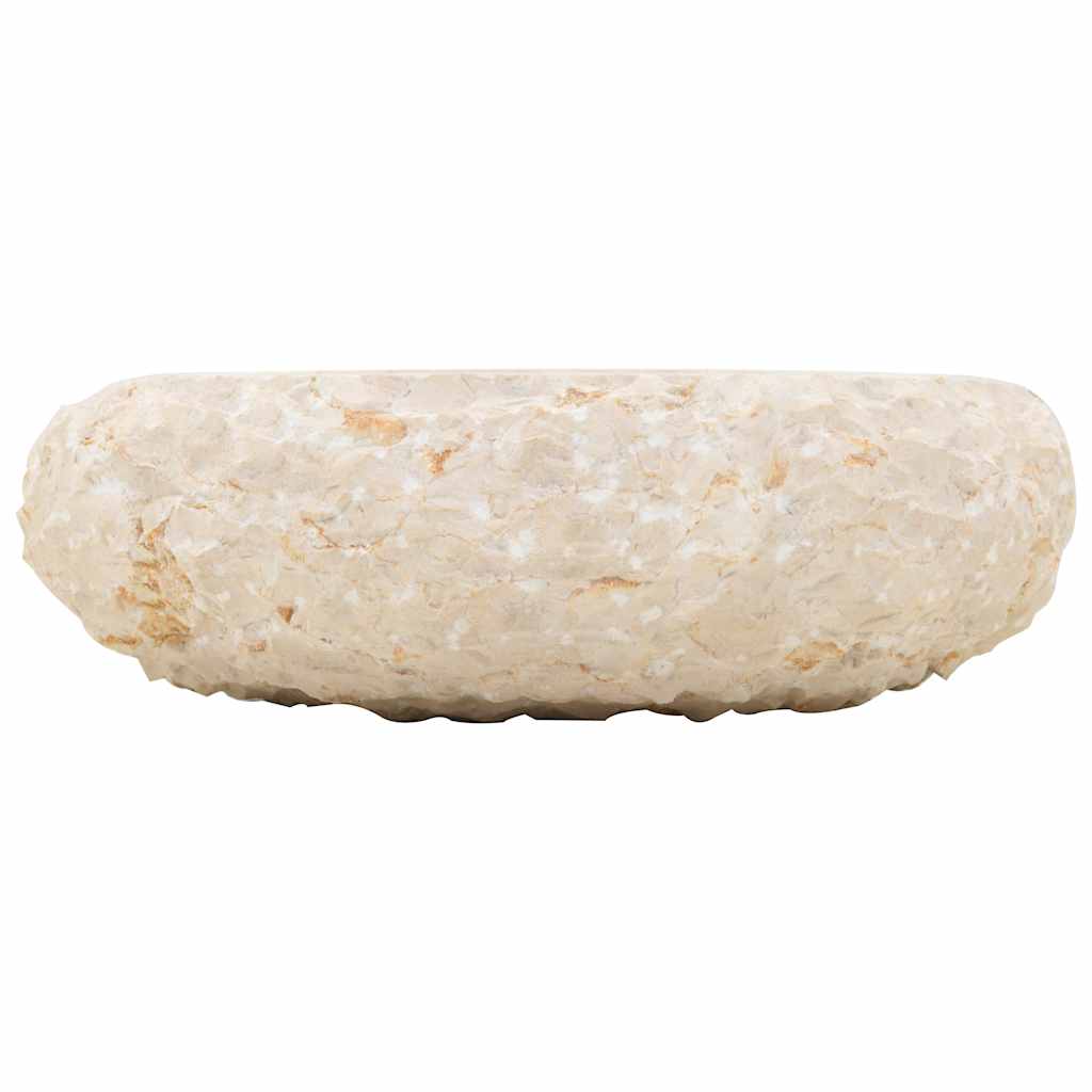 Umivaonik 40 x 12 cm mramorni krem