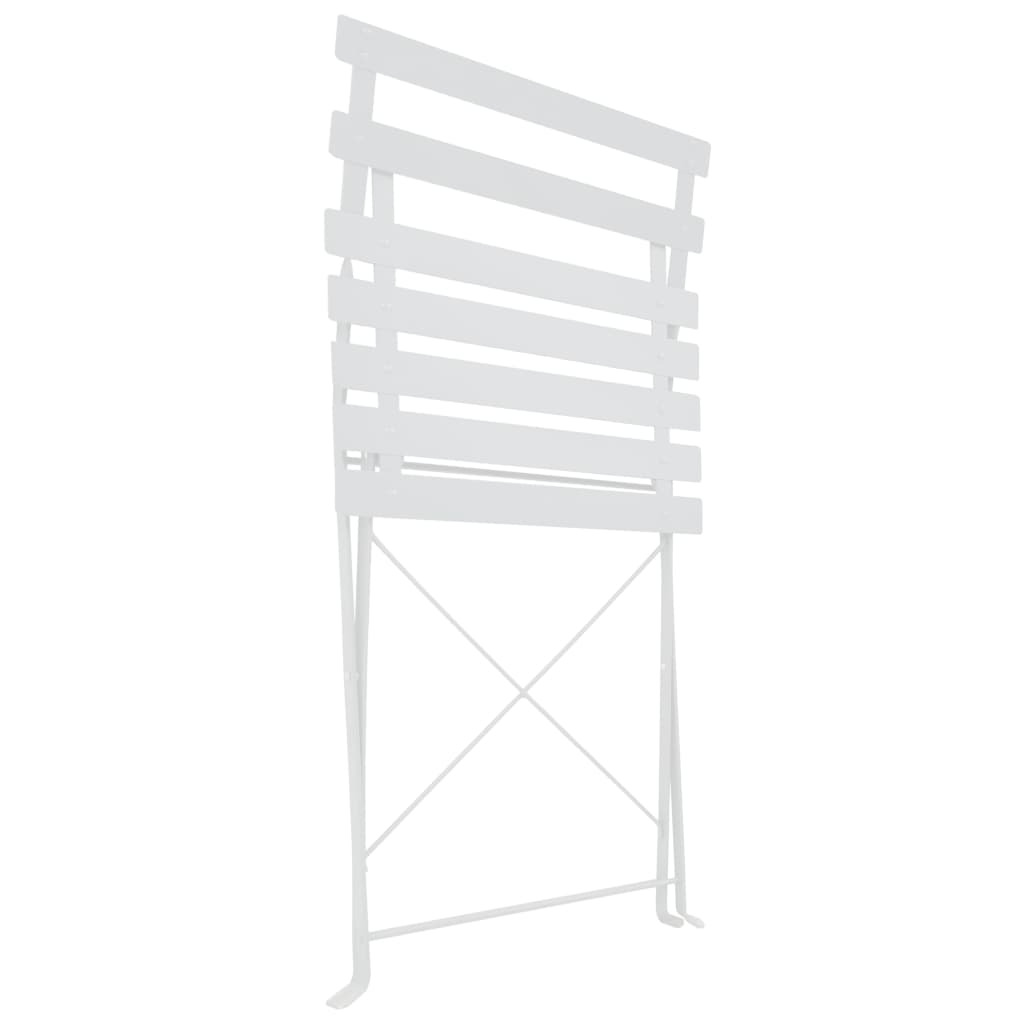 3-dijelni bistro set čelični bijeli
