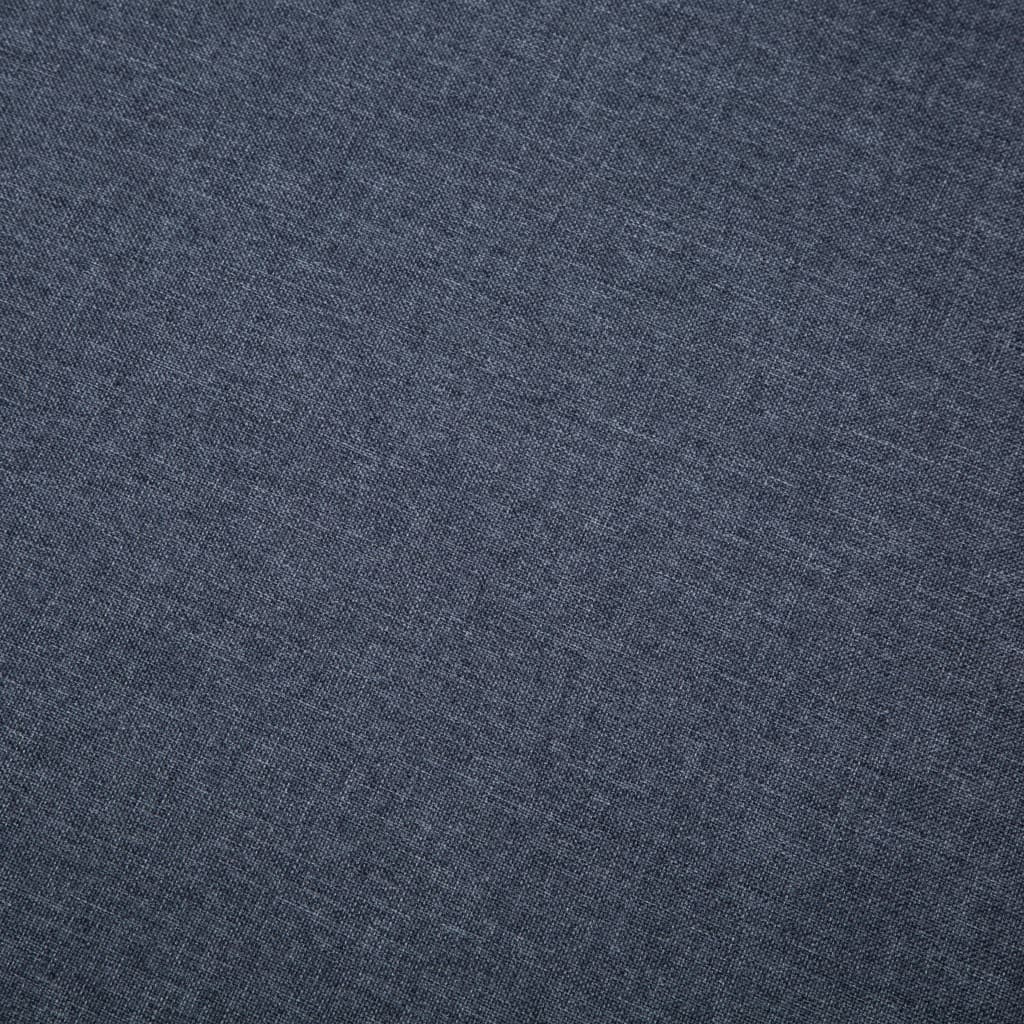Kutna garnitura s presvlakom od tkanine 186 x 136 x 79 cm tamnosiva