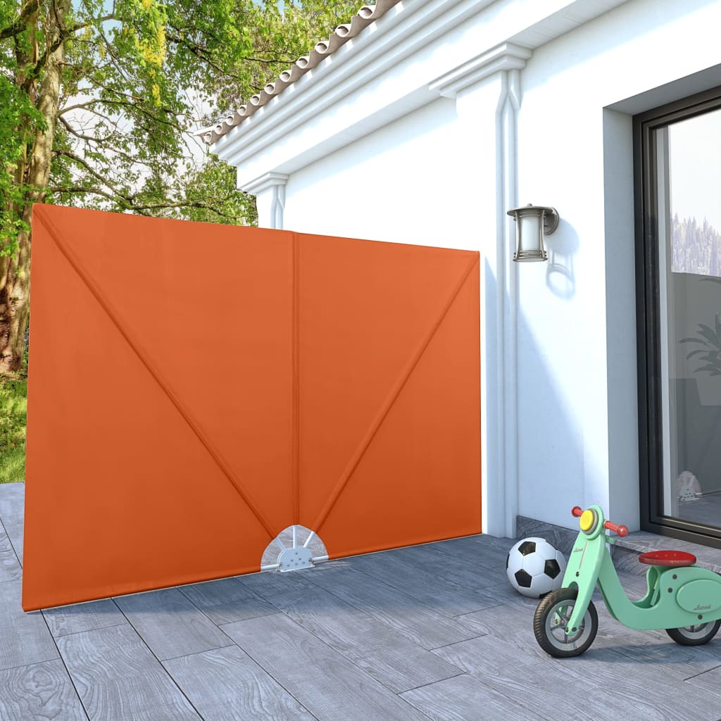 Sklopiva bočna tenda terakota 240 x 160 cm
