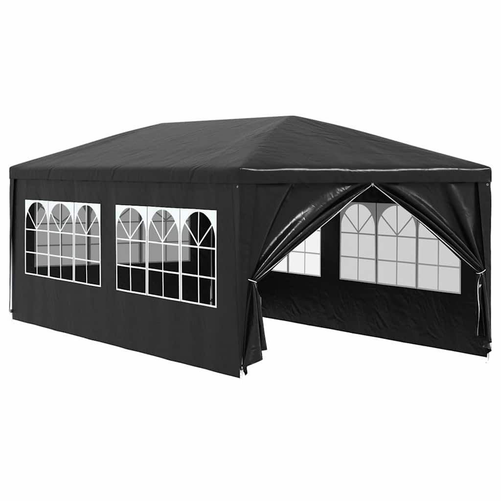 Šator za zabave 3 x 6 m antracit