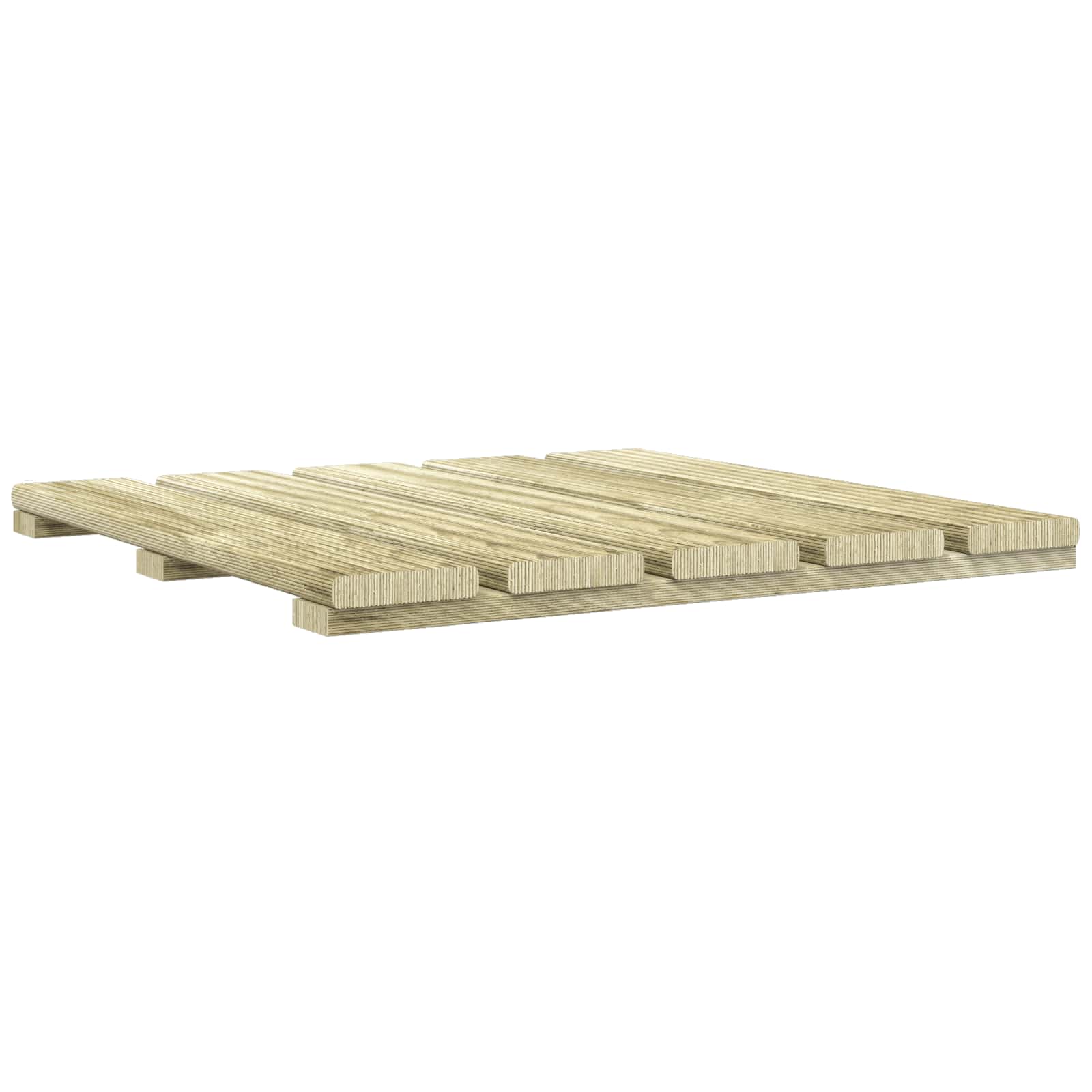 Pločice za decking 6 pcs Zelena 50 x 50 cm