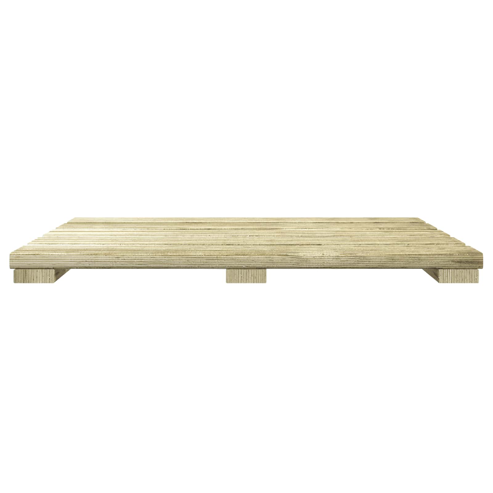 Pločice za decking 6 pcs Zelena 50 x 50 cm