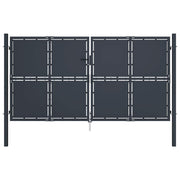 Vrtna vrata Čelik 300x150 cm Antracit