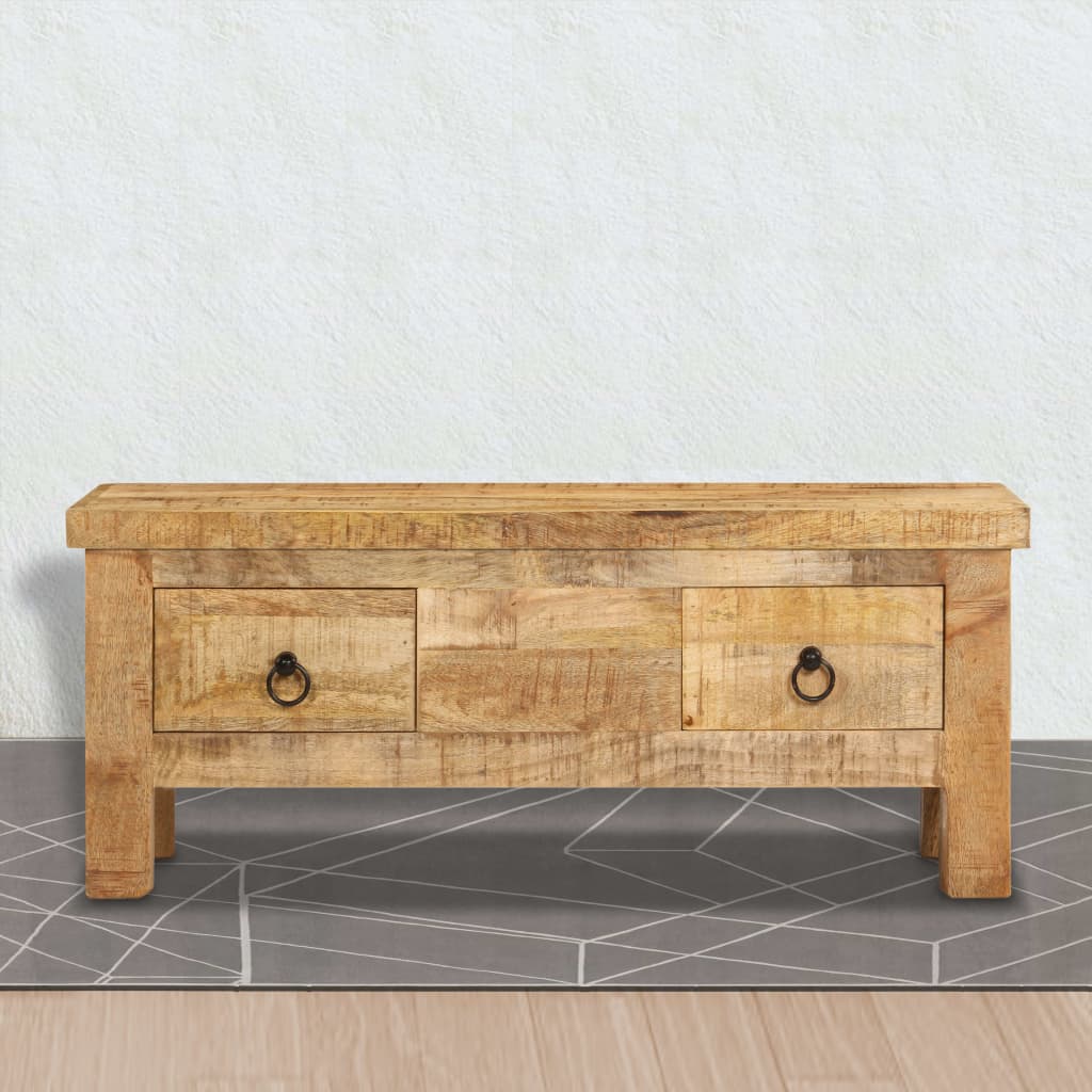 Stolić za kavu od masivnog drva manga 90 x 45 x 35 cm