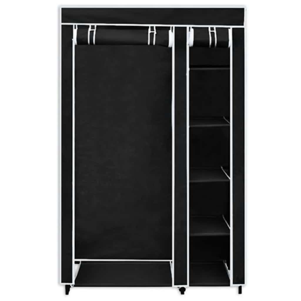 Sklopivi Ormar Crni 110 x 45 x 175 cm