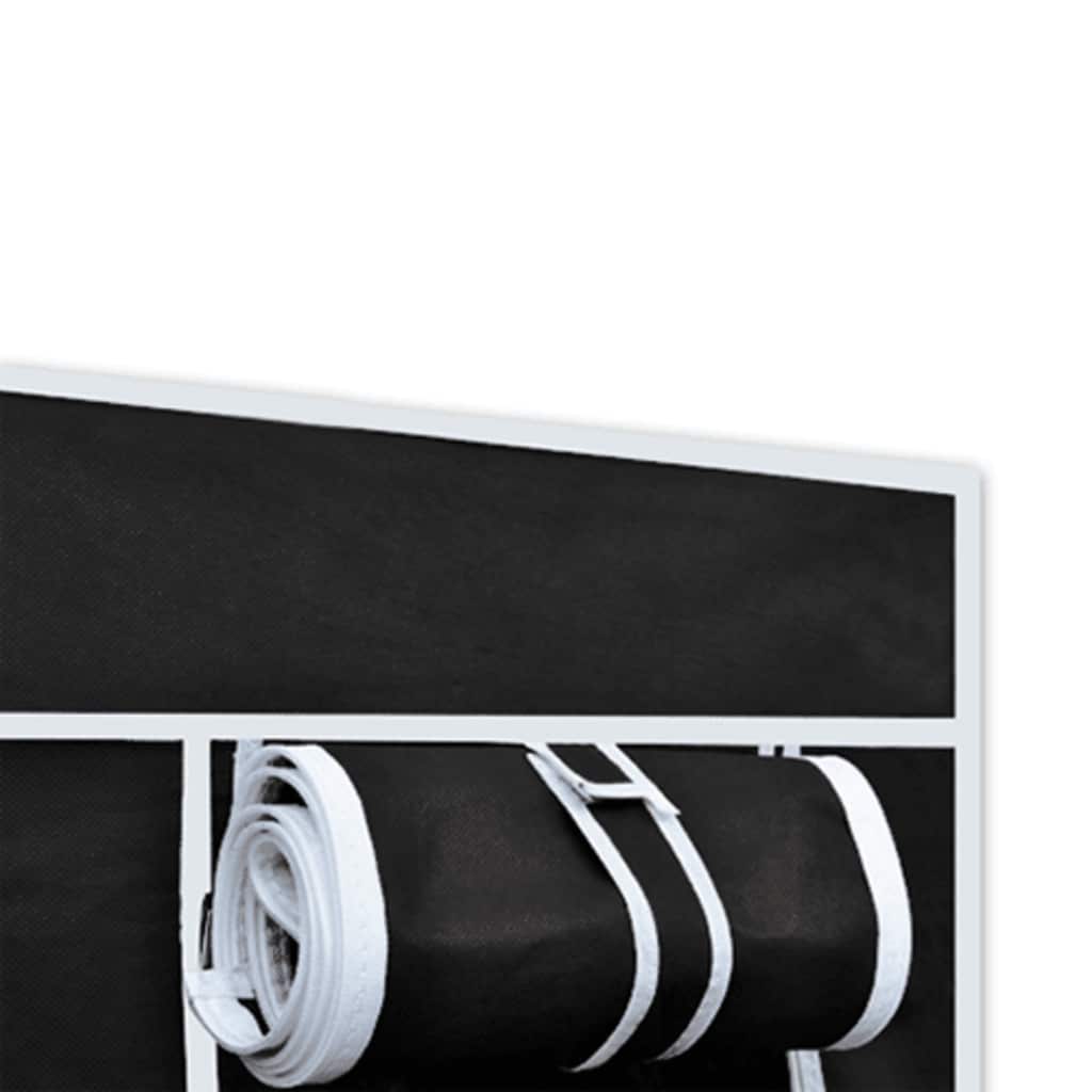 Sklopivi Ormar Crni 110 x 45 x 175 cm