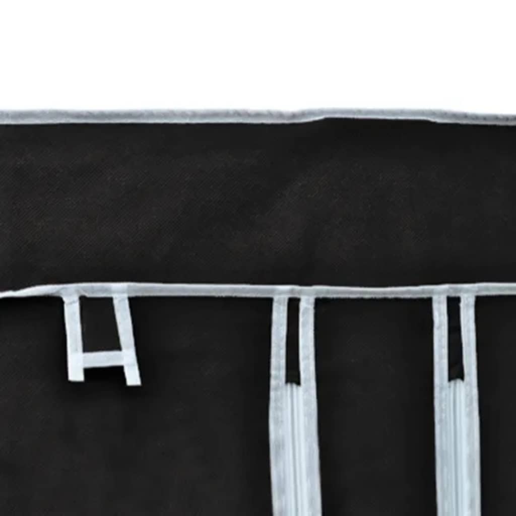 Sklopivi Ormar Crni 110 x 45 x 175 cm