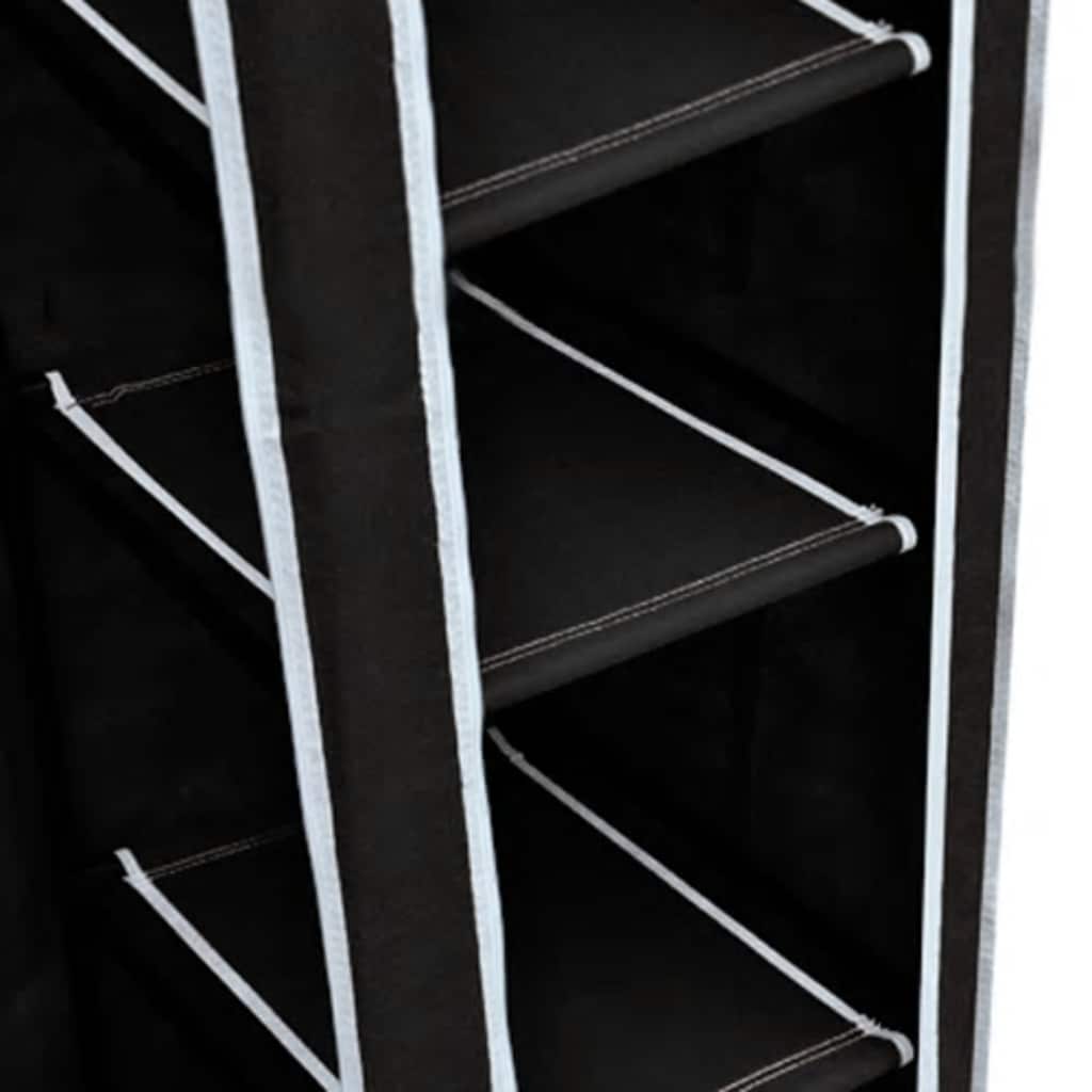 Sklopivi Ormar Crni 110 x 45 x 175 cm