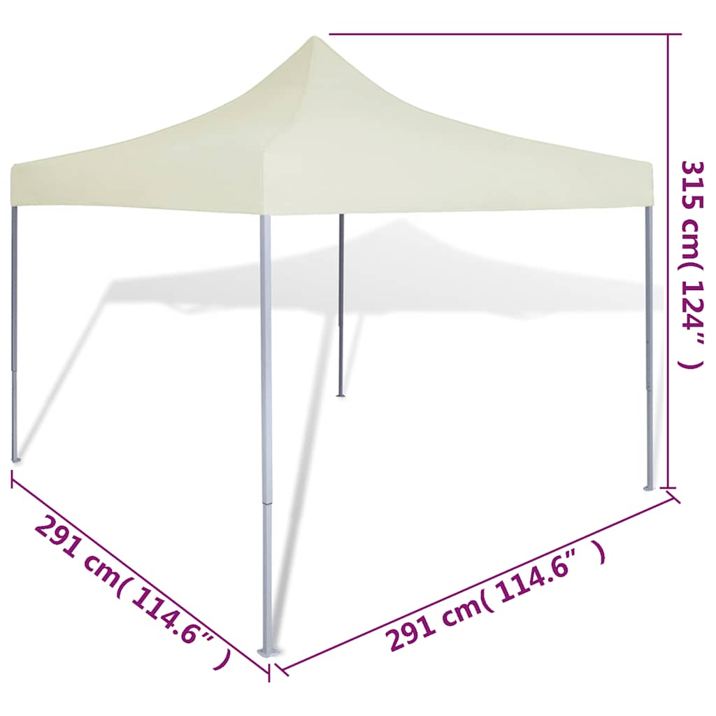 Krem sklopivi šator 3 x 3 m
