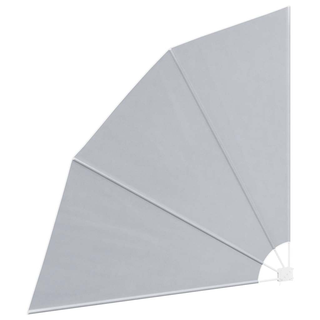 Sklopiva bočna tenda siva 210 x 210 cm