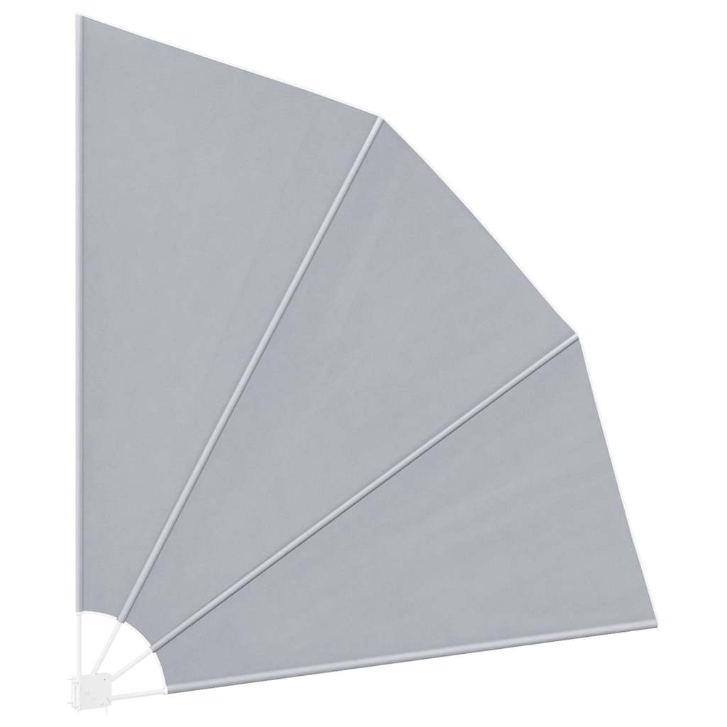 Sklopiva bočna tenda siva 210 x 210 cm
