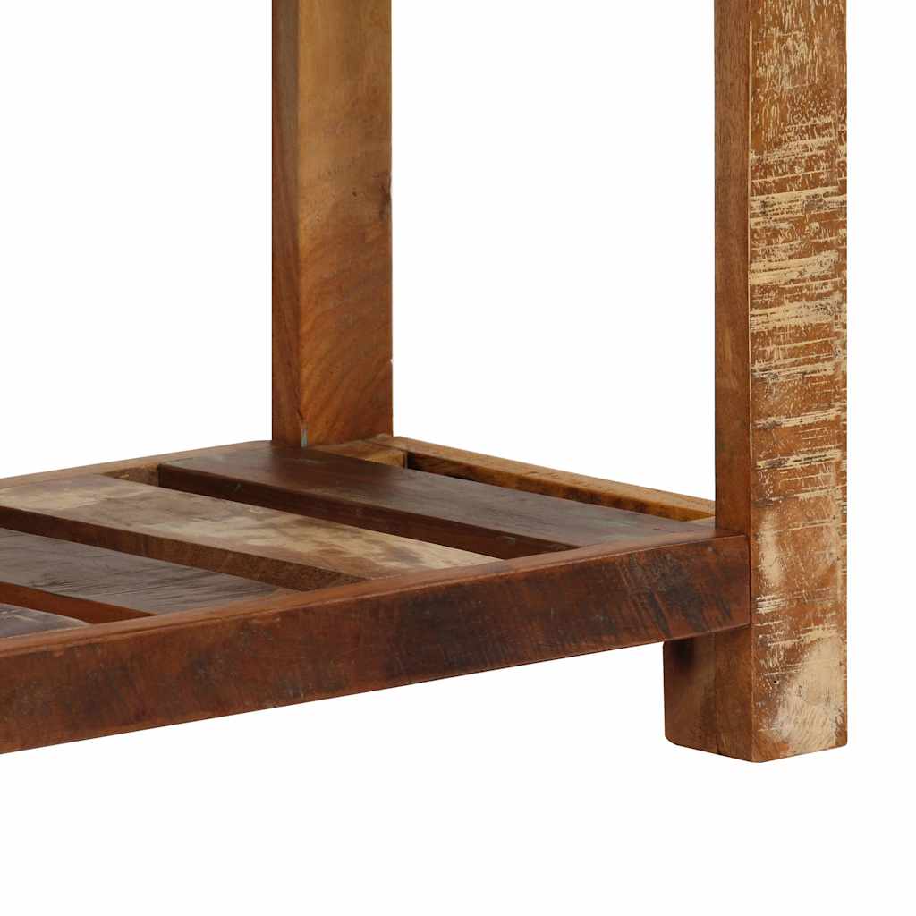 Komoda od masivnog obnovljenog drva 120 x 30 x 75 cm Šarena