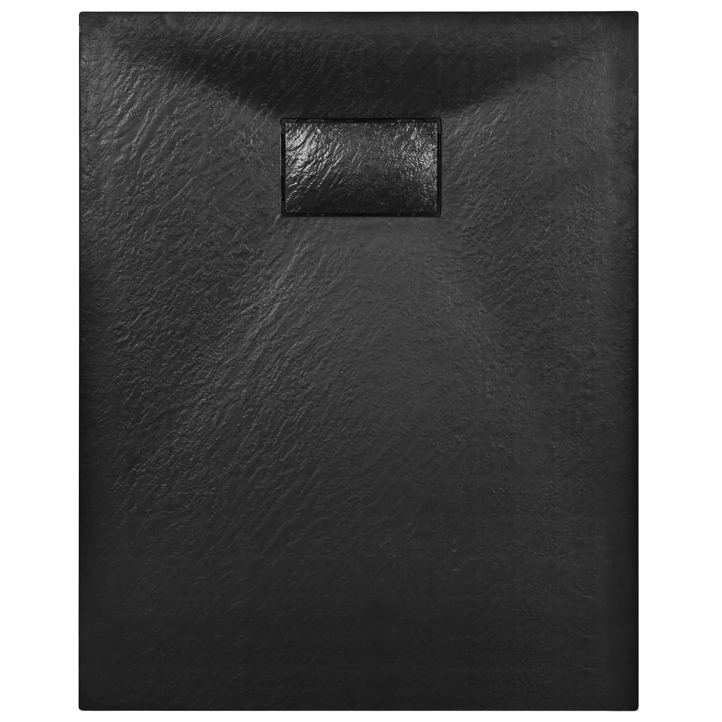 Kada za tuš SMC crna 100 x 70 cm