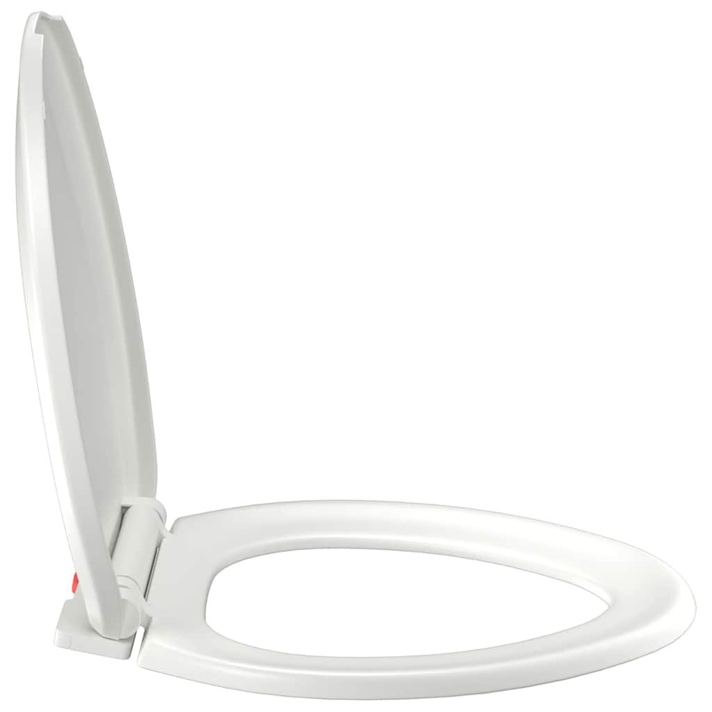 Toaletna daska s mekim zatvaranjem i brzim otpuštanjem bijela