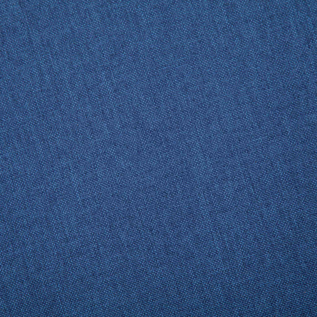 2-dijelni set sofa od tkanine plavi