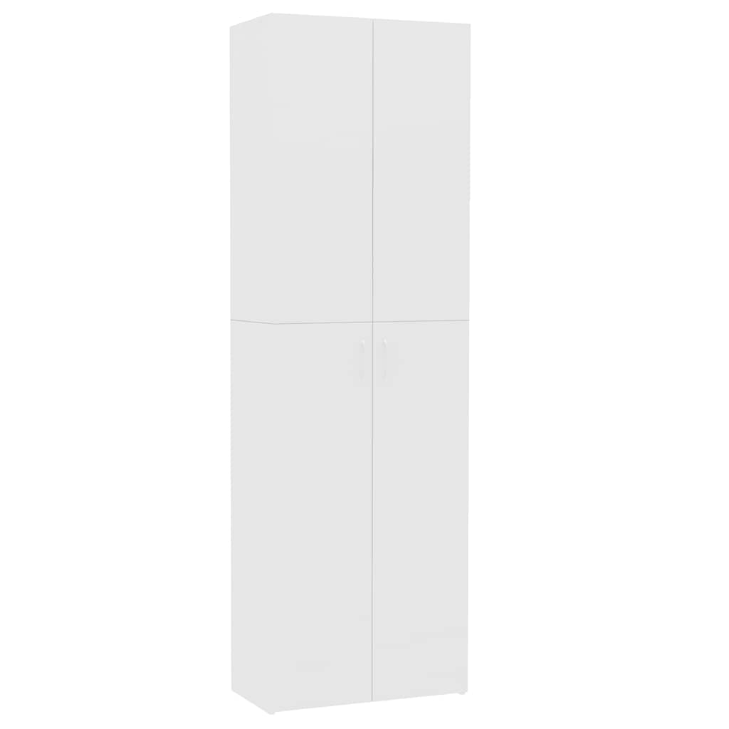 Uredski ormarić bijeli 60 x 32 x 190 cm konstruirano drvo