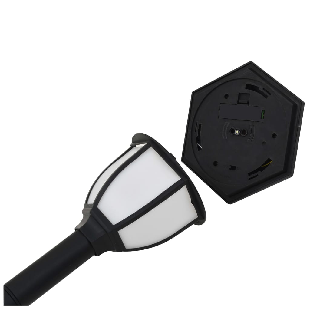 Vanjske solarne svjetiljke 6 kom LED crne