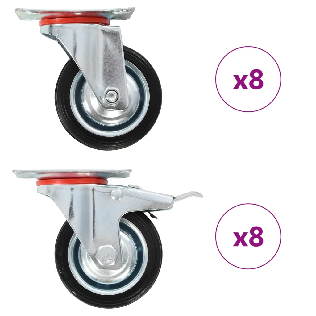 Okretni kotačići 16 kom 75 mm