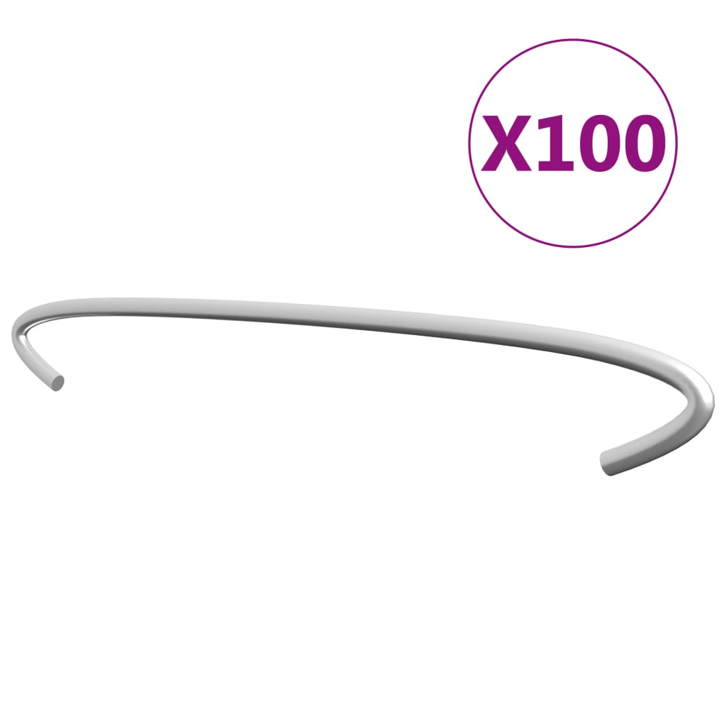 Gabionske kuke 100 kom od pocinčanog čelika 40 cm