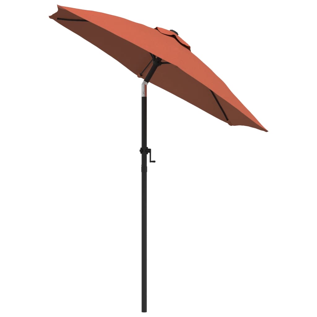 Suncobran boja cigle 200 x 224 cm aluminijski
