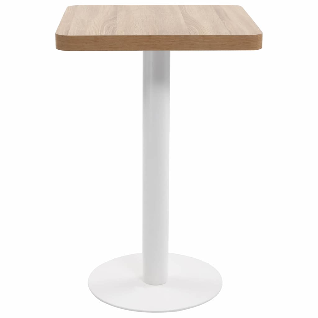 Bistro stol svjetlosmeđi 50 x 50 cm MDF
