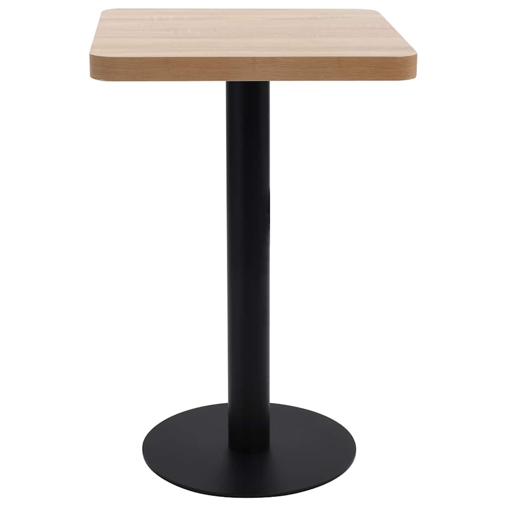 Bistro stol svjetlosmeđi 50 x 50 cm MDF