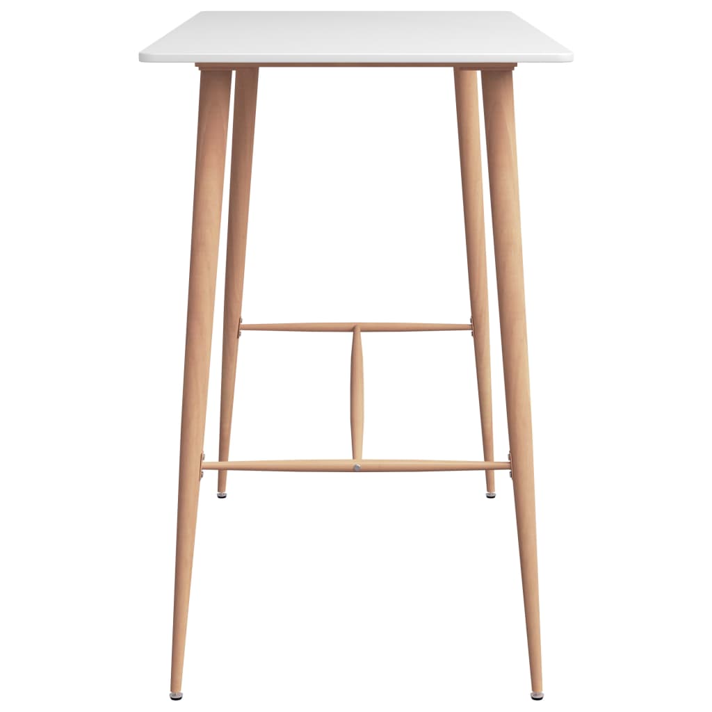 Barski stol bijeli 120 x 60 x 105 cm