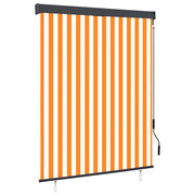 Vanjska roleta 140 x 250 cm bijelo-narančasta